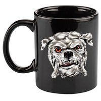 Gray Bulldog 11oz C Handle Ceramic Mug