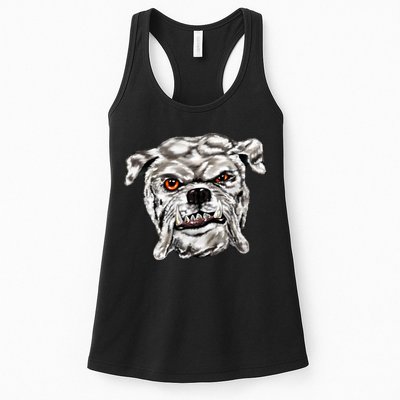 Gray Bulldog Womens Tank Top