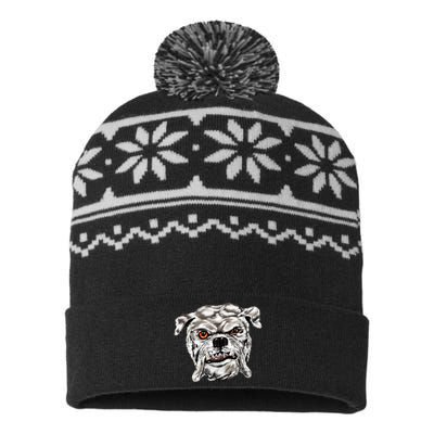 Gray Bulldog USA-Made Snowflake Beanie