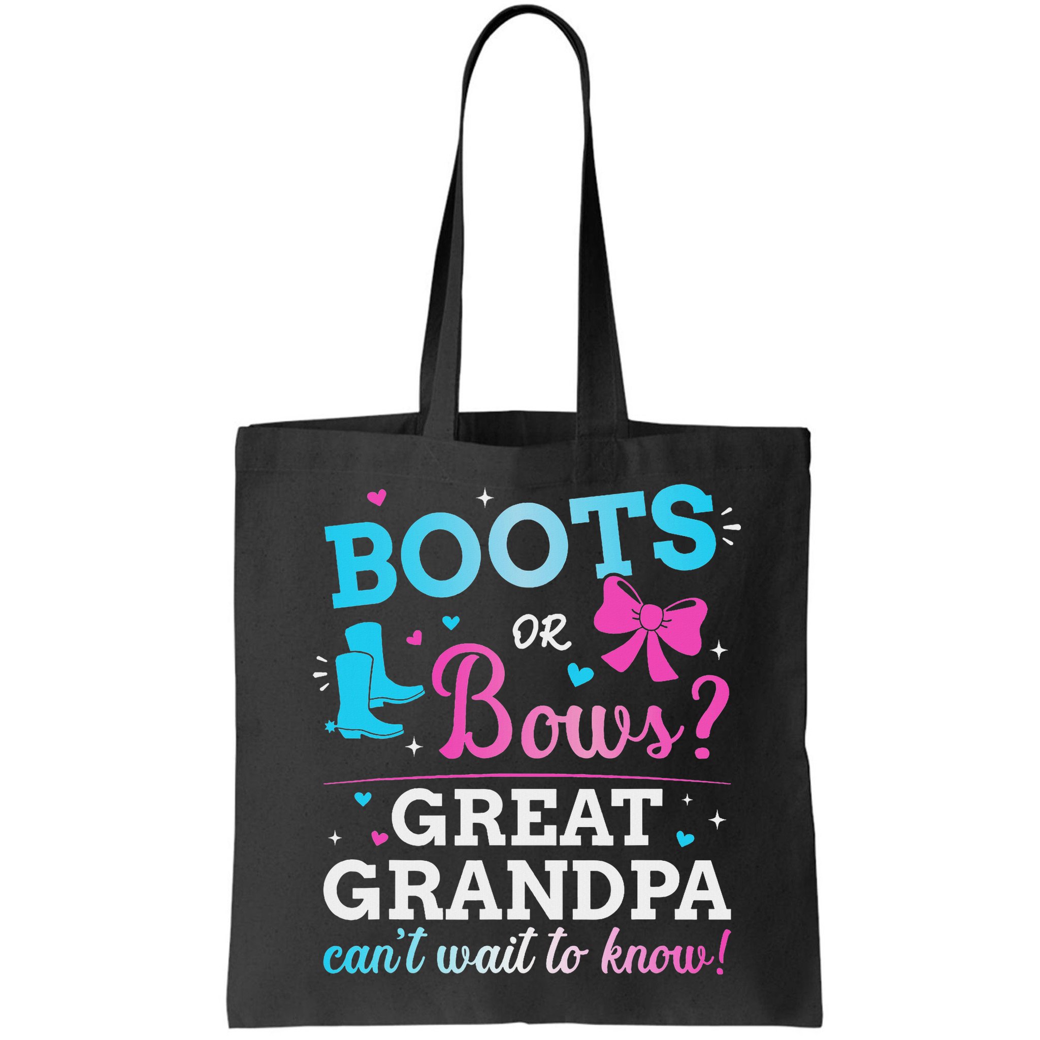 Gender Reveal Boots Or Bows Great Grandpa Baby Party Bag