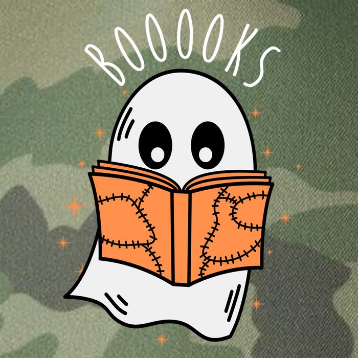 Ghost Reading Books Halloween Legacy Tie Dye Trucker Hat
