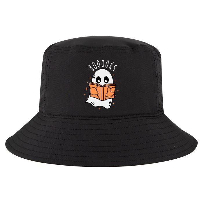Ghost Reading Books Halloween Cool Comfort Performance Bucket Hat