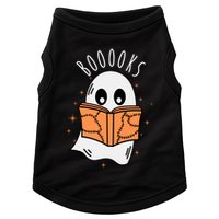 Ghost Reading Books Halloween Doggie Tank