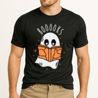 Ghost Reading Books Halloween Performance Shirt