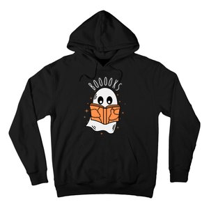 Ghost Reading Books Halloween Hoodie