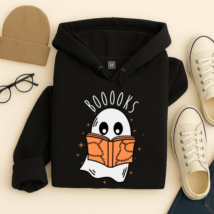 Ghost Reading Books Halloween Hoodie