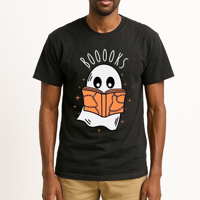 Ghost Reading Books Halloween Tall T-Shirt