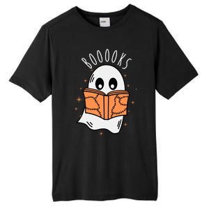 Ghost Reading Books Halloween Tall Fusion ChromaSoft Performance T-Shirt