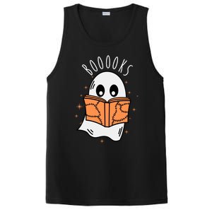 Ghost Reading Books Halloween PosiCharge Competitor Tank