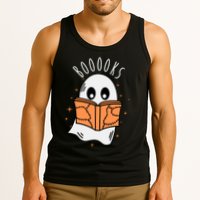 Ghost Reading Books Halloween Tank Top