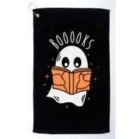Ghost Reading Books Halloween Golf Towel
