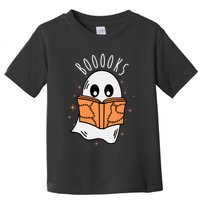 Ghost Reading Books Halloween Toddler T-Shirt