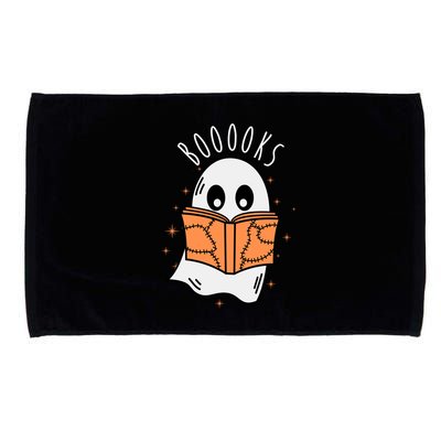 Ghost Reading Books Halloween Microfiber Hand Towel