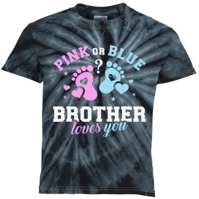 Gender reveal brother Kids Tie-Dye T-Shirt