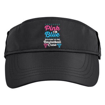 Gender Reveal Basketball Design for a Basketball Family Adult Drive Performance Visor