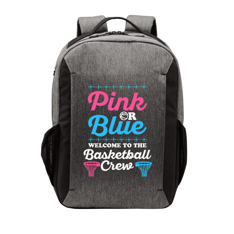 Gender Reveal Basketball Design for a Basketball Family Vector Backpack