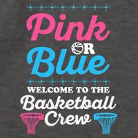 Gender Reveal Basketball Design for a Basketball Family Vector Backpack