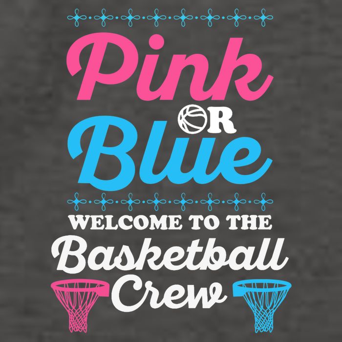 Gender Reveal Basketball Design for a Basketball Family Vector Backpack