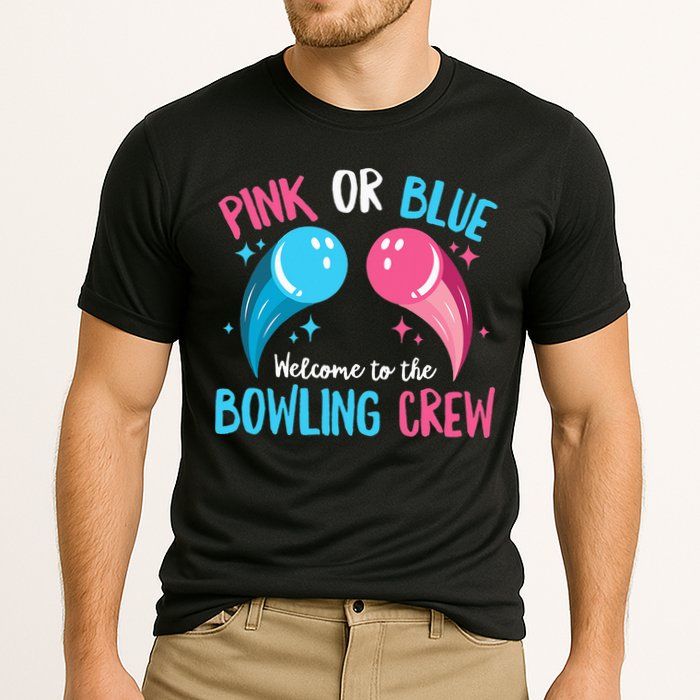 Gender Reveal Bowling Design for a Bowling Lover Cooling Performance Crew T-Shirt