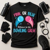 Gender Reveal Bowling Design for a Bowling Lover Cooling Performance Crew T-Shirt
