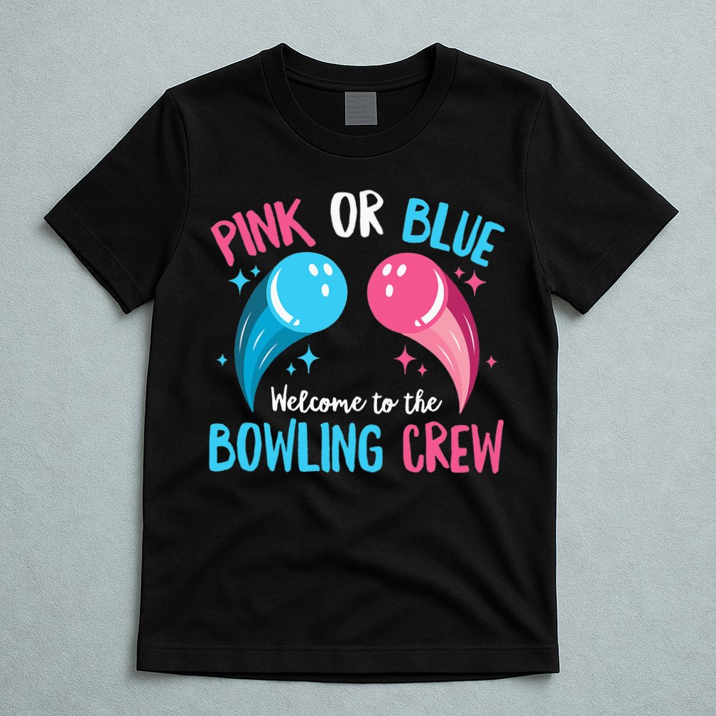Gender Reveal Bowling Design for a Bowling Lover T-Shirt