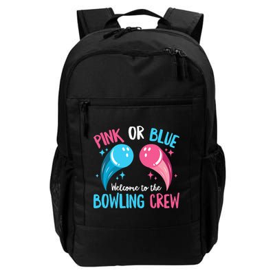 Gender Reveal Bowling Design for a Bowling Lover Backpack