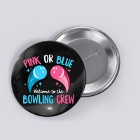 Gender Reveal Bowling Design for a Bowling Lover Button
