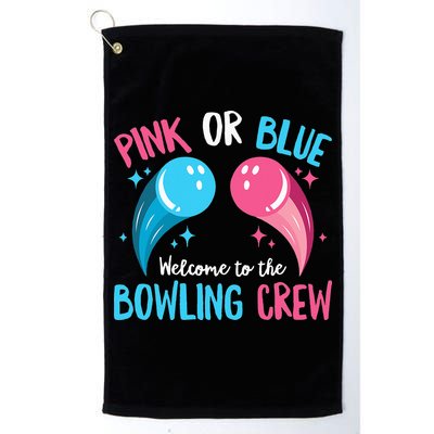 Gender Reveal Bowling Design for a Bowling Lover Golf Towel