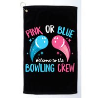 Gender Reveal Bowling Design for a Bowling Lover Golf Towel