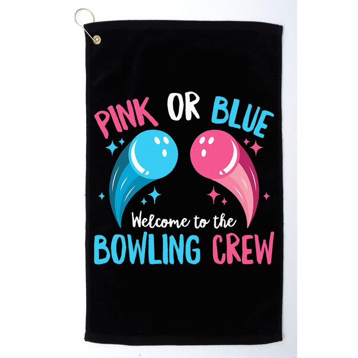 Gender Reveal Bowling Design for a Bowling Lover Golf Towel