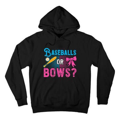 Gender Reveal Baseball Quote for a Baseball Family Tall Hoodie