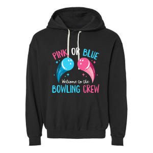 Gender Reveal Bowling Design For A Bowling Lover Garment-Dyed Fleece Hoodie