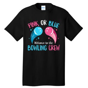 Gender Reveal Bowling Design For A Bowling Lover Tall T-Shirt