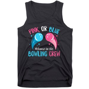 Gender Reveal Bowling Design For A Bowling Lover Tank Top