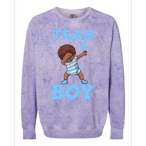 Gender Reveal Baby Shower Team Boy Matching Family Baby Party Colorblast Crewneck Sweatshirt