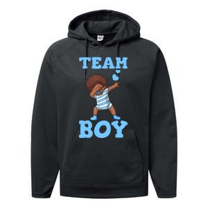 Gender Reveal Baby Shower Team Boy Matching Family Baby Party Performance Fleece Hoodie