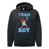 Gender Reveal Baby Shower Team Boy Matching Family Baby Party Performance Fleece Hoodie