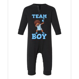 Gender Reveal Baby Shower Team Boy Matching Family Baby Party Infant Fleece One Piece