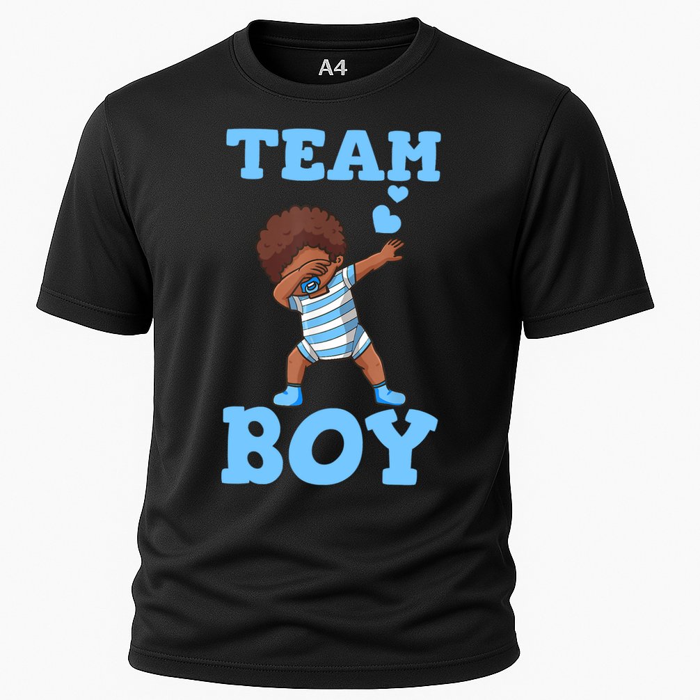Gender Reveal Baby Shower Team Boy Matching Family Baby Party Cooling Performance Crew T-Shirt