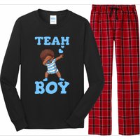 Gender Reveal Baby Shower Team Boy Matching Family Baby Party Long Sleeve Pajama Set