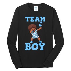 Gender Reveal Baby Shower Team Boy Matching Family Baby Party Tall Long Sleeve T-Shirt