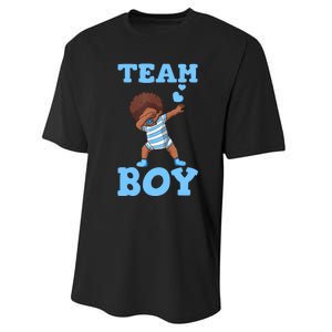 Gender Reveal Baby Shower Team Boy Matching Family Baby Party Performance Sprint T-Shirt