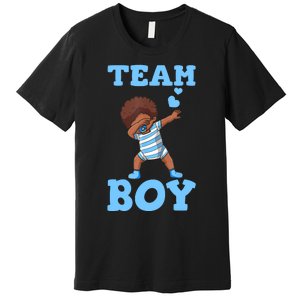 Gender Reveal Baby Shower Team Boy Matching Family Baby Party Premium T-Shirt