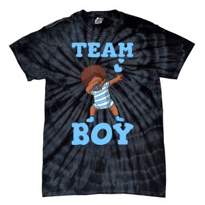 Gender Reveal Baby Shower Team Boy Matching Family Baby Party Tie-Dye T-Shirt