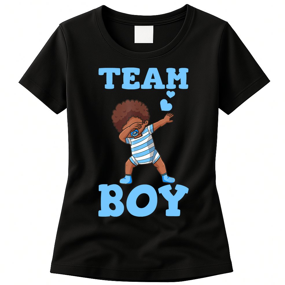 Gender Reveal Baby Shower Team Boy Matching Family Baby Party Womens T-Shirt
