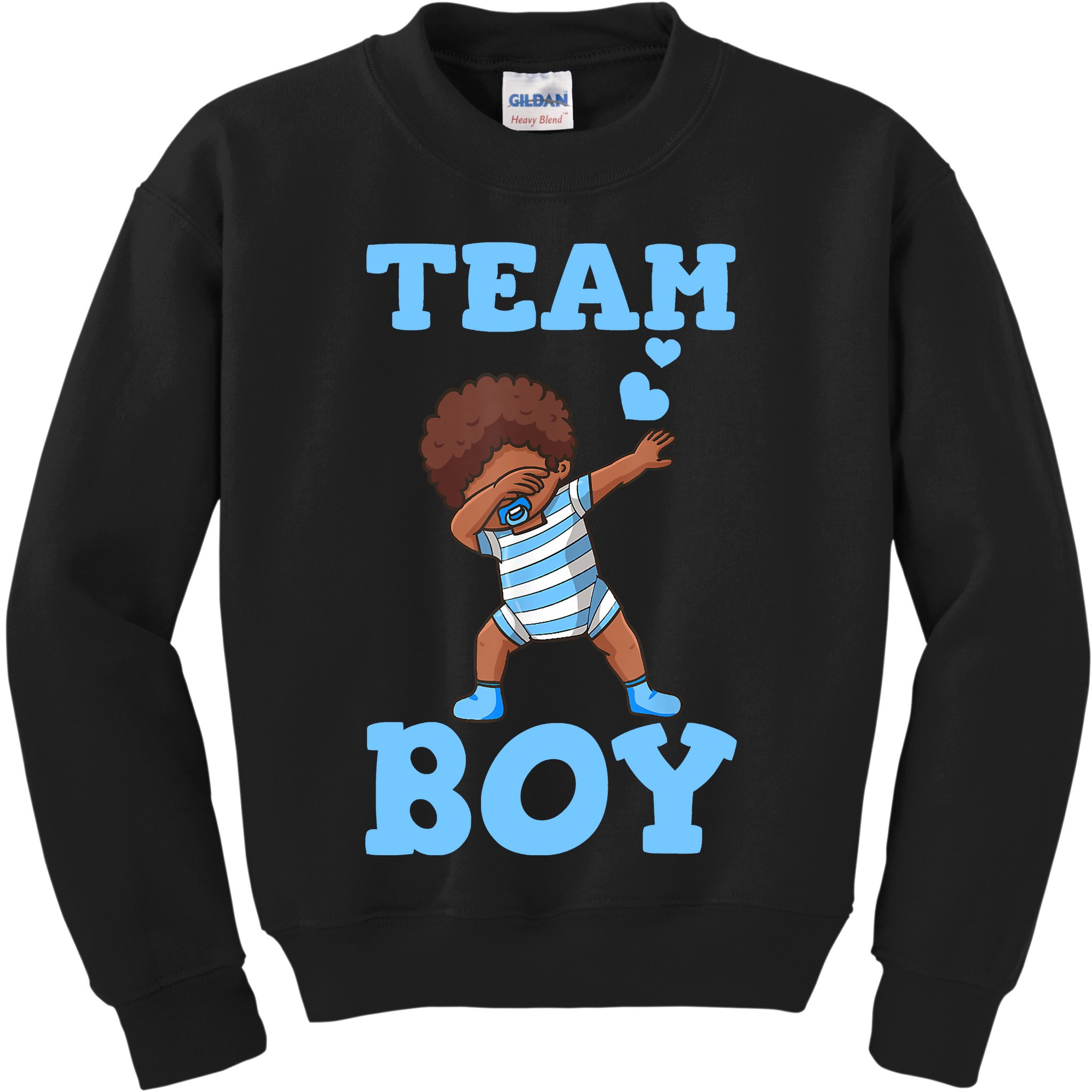 Gender Reveal Baby Shower Team Boy Matching Family Baby Party Kids Sweatshirt