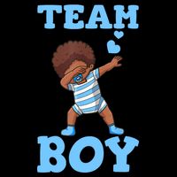 Gender Reveal Baby Shower Team Boy Matching Family Baby Party Zip Tote Bag