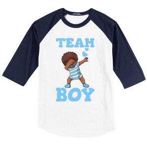 Gender Reveal Baby Shower Team Boy Matching Family Baby Party Baseball Sleeve Shirt