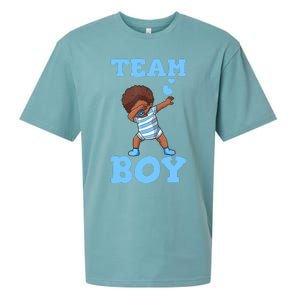 Gender Reveal Baby Shower Team Boy Matching Family Baby Party Sueded Cloud Jersey T-Shirt