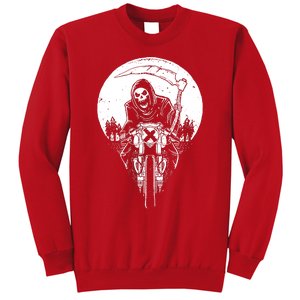 Grim Racer Biker Vest Metal Rock Goth Reaper Motorcycle Death Sweatshirt